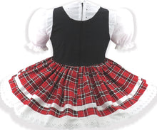 Midge Custom Fit Little Red Plaid Schoolgirl Adult Little Girl Sissy Dress Leanne's