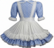 Janelle Custom Fit Cotton Gingham Ruffles Adult Little Girl Sissy Dress by Leanne's