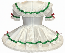 Rebecca Custom Fit Satin Holiday Adult Little Girl Baby Sissy Christmas Dress by Leanne's