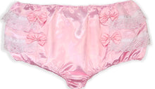4XL Lacy Butt Satin Adult Sissy Baby Rhumba Panties Diaper Cover by Leanne's
