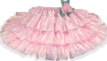 4XL Ready to Wear Pink Satin Shiny Pink Ruffles Adult Sissy Skirt by Leanne's