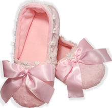 Made to Fit You Fuzzy Pink Minky Dots Adult Baby Sissy Booties Slippers by Leanne's