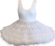 Ready to Wear White Ruffled Petticoat Crinoline for Adult Baby Sissy Dress up Leanne's