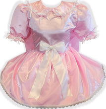 Dianna Custom Fit Pink Satin Huge Removable Bow Adult Sissy Dress by Leanne's