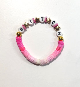 Customized Clay Beaded Bracelet Dress-Up Adult Sissy By LPD