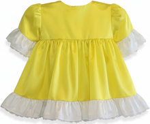 Custom Fit Yellow Satin Adult Sissy Babydoll Nightgown by Leanne's