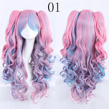 Two Pigtails Curls Sissy Lolita Wig - 10 Colors