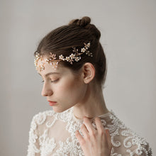 Ivory Pearl Flower Sissy Wedding Headband