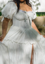 Ivory Goddess Sissy Maxi Dress Gown