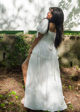 Ivory Goddess Sissy Maxi Dress Gown