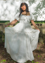 Ivory Goddess Sissy Maxi Dress Gown