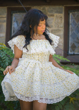 Yellow Rose Garden Party Sissy Dress