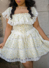 Yellow Rose Garden Party Sissy Dress