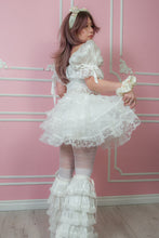 Pearl Soufflé Sissy Lace Ruffle Petticoat Skirt