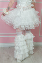 Pearl Soufflé Sissy Lace Ruffle Petticoat Skirt
