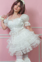 Pearl Soufflé Sissy Lace Ruffle Petticoat Skirt