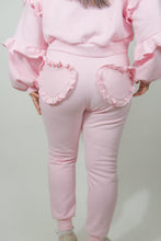 Pink Heart Butt Pocket Sissy Joggers