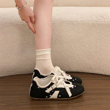 Retro Sissy Flat Sneakers with Buckle Strap - 2 Colors