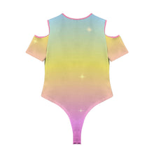 Rainbow Snuggle Bear Peekaboo Sissy Playsuit