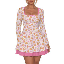 Pink Teddy Bears Ruffle Sissy Play Dress