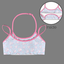 Kawaii Bubbles Double Strap Sports Sissy Bra