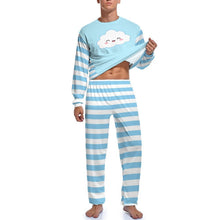 Kawaii Cloud Stripe 2pc ABDL Sissy Pajamas Set