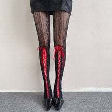 Sweet Lolita Ribbon Lace up Bows Lacy Pantyhose - 13 Colors