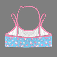 Candy Marshmallow Double Strap Sports Bra
