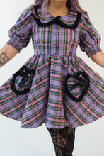 Lavender Tartan Sissy Gumdrop Dress
