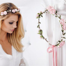 Sissy Wedding Bride Hair Flower Wreath Headband - 3 Styles