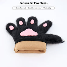 Handmade Plush Cat's Paw Gloves