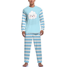 Kawaii Cloud Stripe 2pc ABDL Sissy Pajamas Set