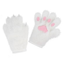 Handmade Plush Cat's Paw Gloves