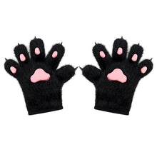Handmade Plush Cat's Paw Gloves