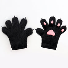Handmade Plush Cat's Paw Gloves