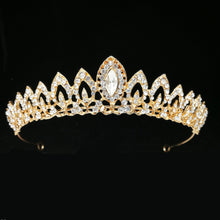 Princess Rhinestone Tiara Headband Wedding Headdress - 12 Styles