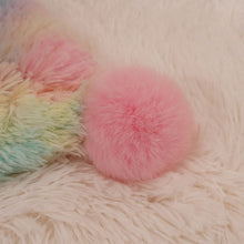 Fluffy Pastel Rainbow Blanket