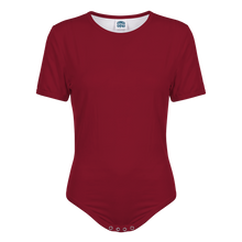 Adult Baby Diaper Lover Shades of Red Snap in the Crotch Onesie