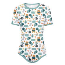 Be Brave Little Critters Adult Baby Boy Snap in the Crotch Onesie