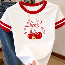 Cute Cherry Bow T-Shirt - 5 Colors