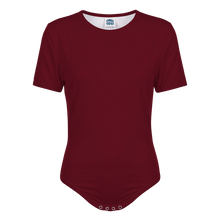 Adult Baby Diaper Lover Shades of Red Snap in the Crotch Onesie