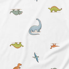 Adult Baby Boy Classic Dinosaur Pattern Snap in the Crotch Onesie