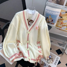 Coquette Sweater Heart Buttons Cardigan - 3 Colors