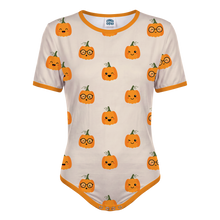 Adult Baby Diaper Lover Smarty Halloween Pumpkin Onesie