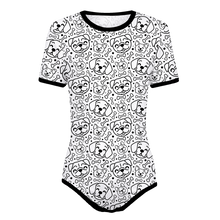 Adult Baby Boy Dogs and Bones Snap in the Crotch Onesie
