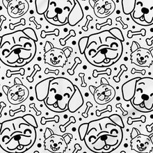Adult Baby Boy Dogs and Bones Snap in the Crotch Onesie