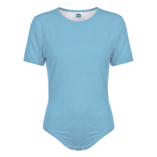 Shades of Light Blue Adult Baby Boy Snap in the Crotch Onesie