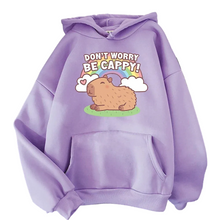 "Don't Worry Be Cappy" Capybara Hoodie