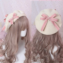 Daisies & Bows Beret Hat - Choose Color