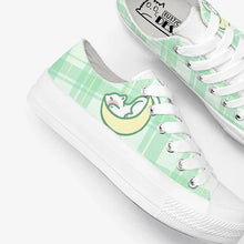 Pastel Kawaii Plaid Sneakers